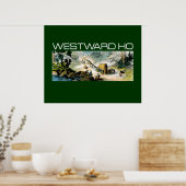 T-SHIRT Westward Ho Poster (Keuken)