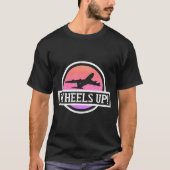 T-shirt Wheels up!-01 (Voorkant)