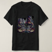 T-Shirt Where Tradition Meets Neons Twilight (Design voorkant)