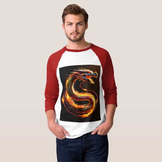 T-shirt - Whimsical Dragon Dreamscape (Voorkant volledig)