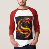 T-shirt - Whimsical Dragon Dreamscape (Voorkant)