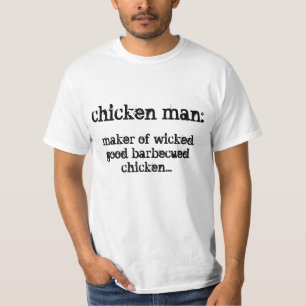 T-Shirt (White) voor kippenkoppen