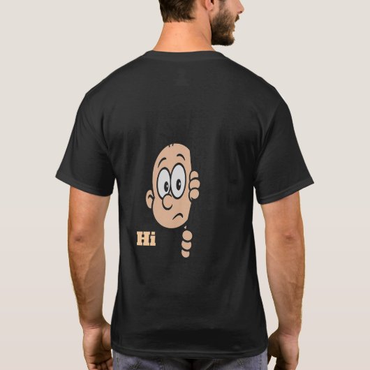 T-shirt wie is er terug? (Achterkant)