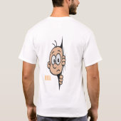 T-shirt wie is er terug? (Achterkant)