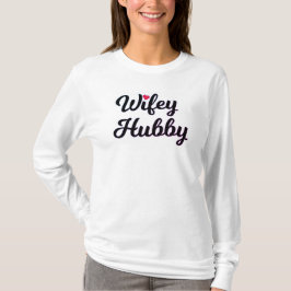 t-shirt "Wifey & Hubby"