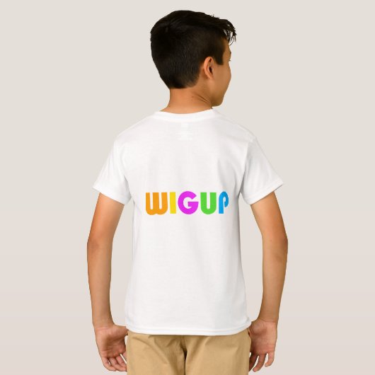 T-shirt WIGUP (Achterkant volledig)