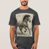 T-shirt wild paard (Voorkant)