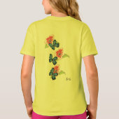 T-shirt : Wilde Bloemen & Vlinders (Achterkant)