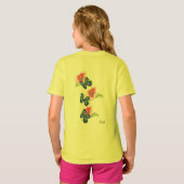 T-shirt : Wilde Bloemen & Vlinders (Achterkant volledig)