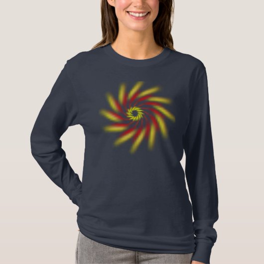 T-shirt - Windmolen (donker) (Voorkant)