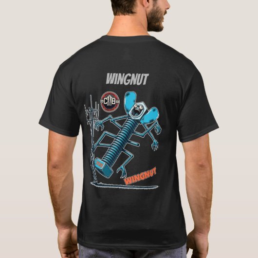 T-shirt Wingnut Artwork (Achterkant)
