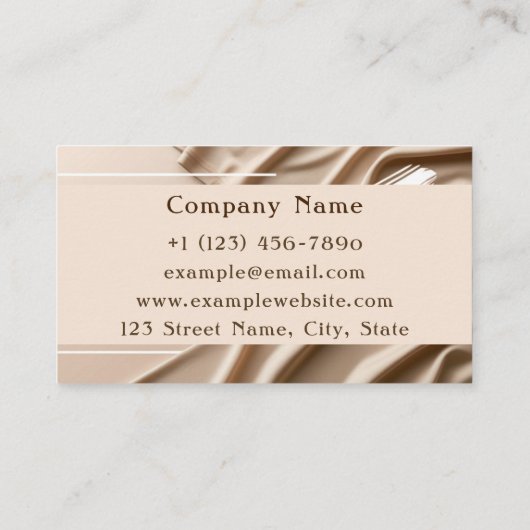 T-shirt winkel visitekaartje (Achterkant)