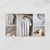 T-shirt winkel visitekaartje (Voorkant)