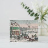 T-SHIRT Winter Poetry Briefkaart (Staand voorkant)