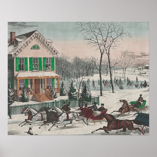 T-SHIRT Winter Poetry Poster (Voorkant)