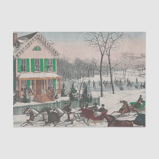 T-SHIRT Winter Poetry Tissuepapier (Voorkant)