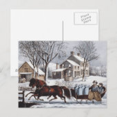 T-SHIRT Winter Ride Briefkaart (Voorkant / Achterkant)