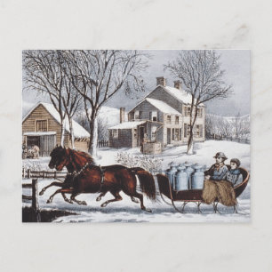 T-SHIRT Winter Ride Briefkaart