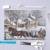 T-SHIRT Winter Ride Tissuepapier (Craft)