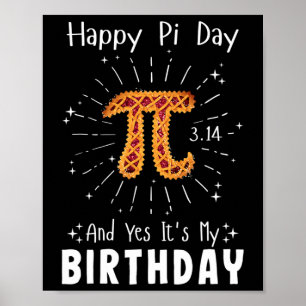 T-shirt Wiskunde Geek Birthday Cool Nerd Wiskunde Poster