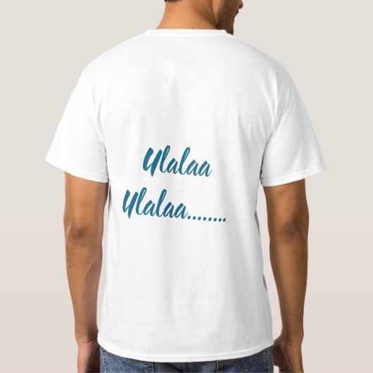 T-shirt wit (Achterkant)