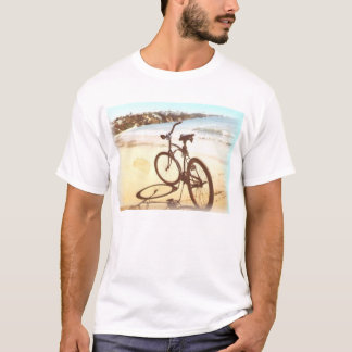 T-shirt wit gebleekt bike best