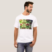 T-shirt wit Monte (Voorkant volledig)