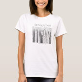 T-shirt wit van bosmeisje Medium (Voorkant)