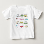 T shirt with caravans (Voorkant)