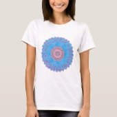 T- shirt  with hand-drawn mandala design  (Voorkant)