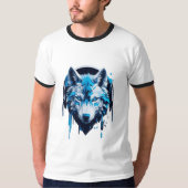 T-shirt with Wolf Design (Voorkant)