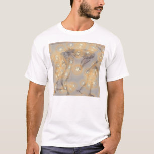 T-shirt witte ovult van de buste