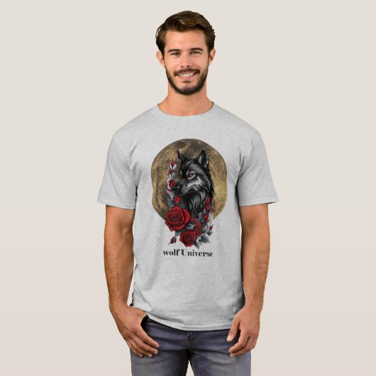 T-shirt wolf (Voorkant volledig)