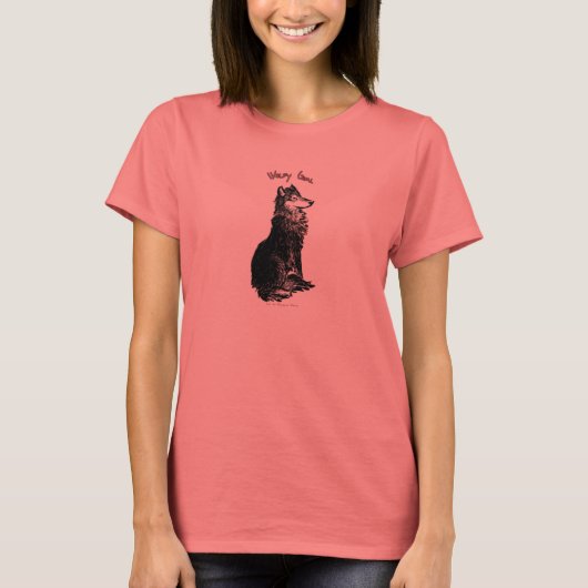 T-shirt "Wolfy Girl" (Voorkant)