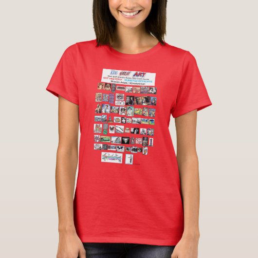 T-Shirt Women Art History Complete (Voorkant)
