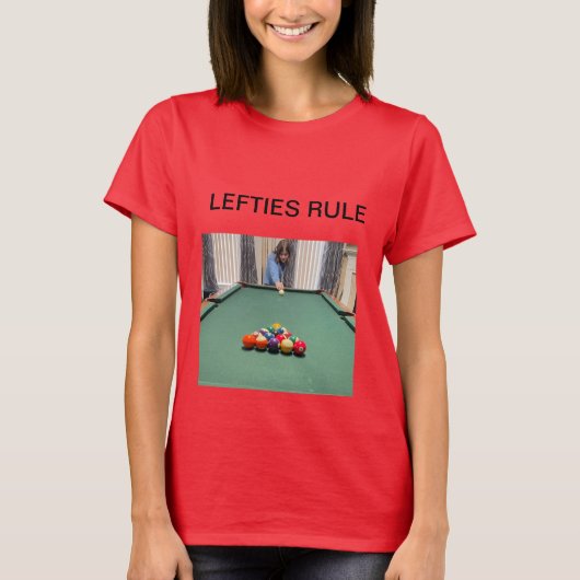 T-Shirt WOMENS POOL BILLIARDS FUNNY (Voorkant)