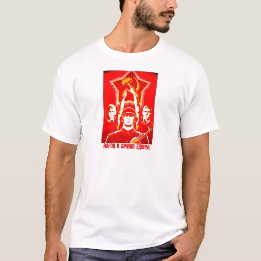T-shirt Workers van de Wereld Unite (Voorkant)