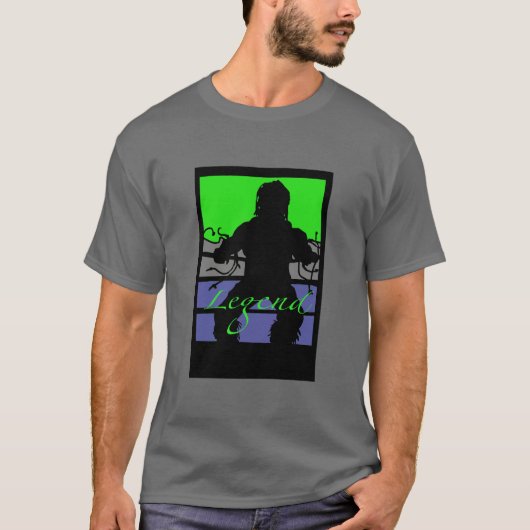 T shirt Wrestling Legend Warrior (Voorkant)