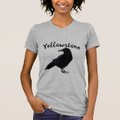 T-Shirt-Yellowstone Raven, voor dames T-shirt (Voorkant)