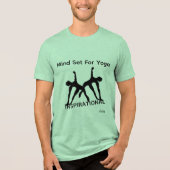 T-shirt: Yoga Mind Set Tri-Blend Shirt (Voorkant)