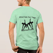 T-shirt: Yoga Mind Set Tri-Blend Shirt (Achterkant)