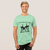 T-shirt: Yoga Mind Set Tri-Blend Shirt (Voorkant volledig)