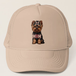 T-Shirt Yorkie Mom Trucker Pet