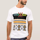 T-SHIRT Z AMAZIGH MON BEAU MOTIF BERBERE (Voorkant)