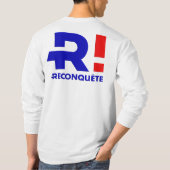 T-shirt Zemmour President 2022 (Achterkant)