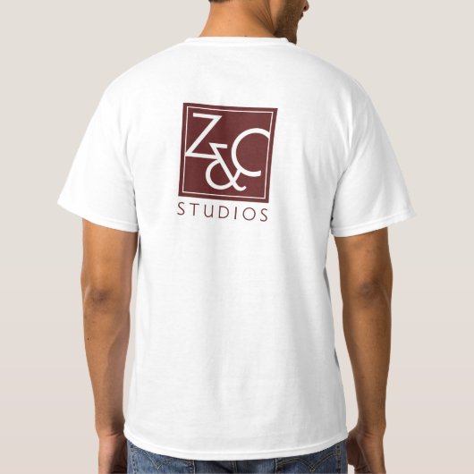 T-Shirt - Zen en Chaos Studios (Achterkant)