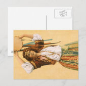 T-SHIRT zigeuner Briefkaart (Voorkant / Achterkant)