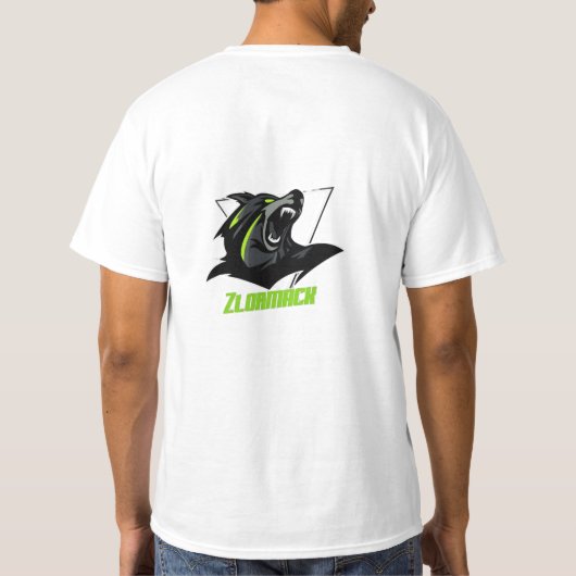 T-Shirt Zlornation - Gamer Recto Verso (Achterkant)
