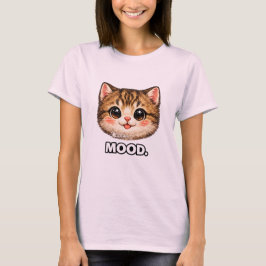 T-shirt - ZOE KATTJE MET MOOD