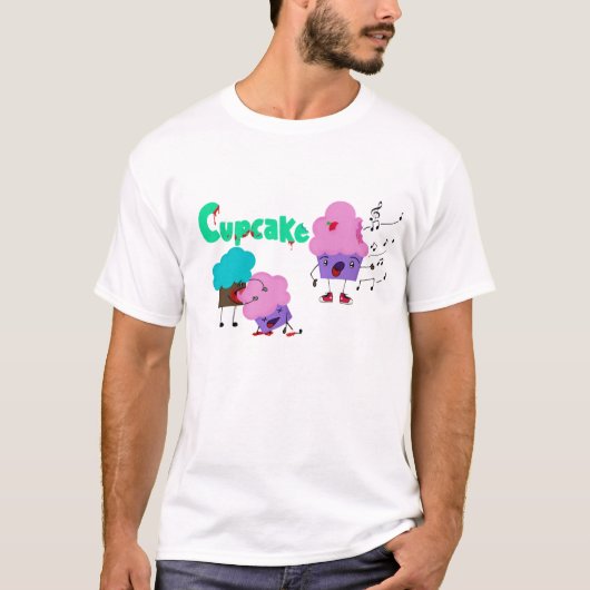 T-shirt Zombie Cupcakes (Voorkant)